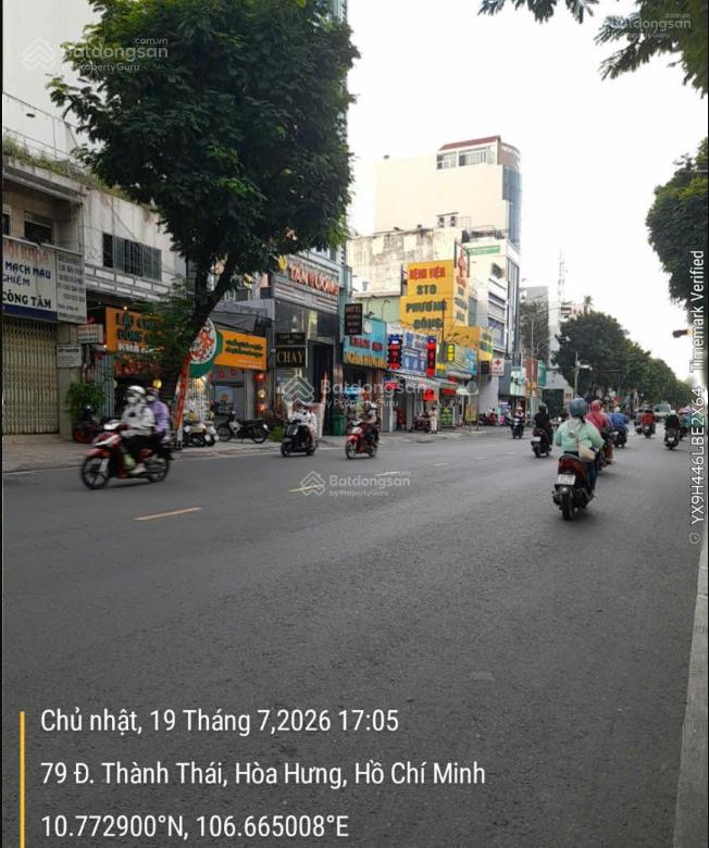 Bán nhà chính chủ 65 mt thành thái q10 cũ  4.1 x 33m 3 tầng giá 32 tỷ hdt 840 tr/năm