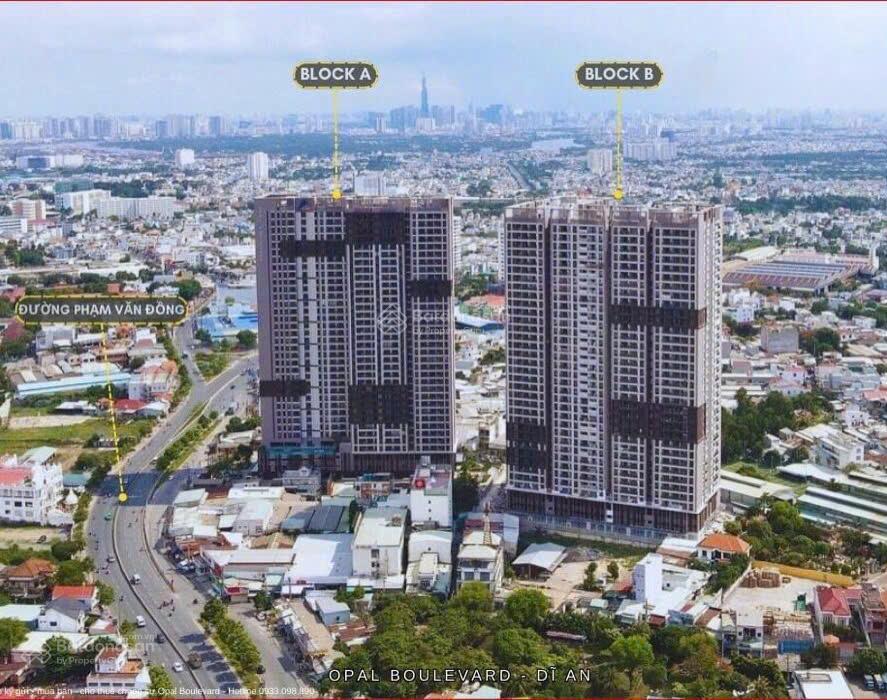 Bán chung cư opal boulevard mặt tiền kha vạn cân  phạm văn đồng.
