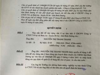 Bán đất mặt tiền đường tân lập, dĩ an, bình dương