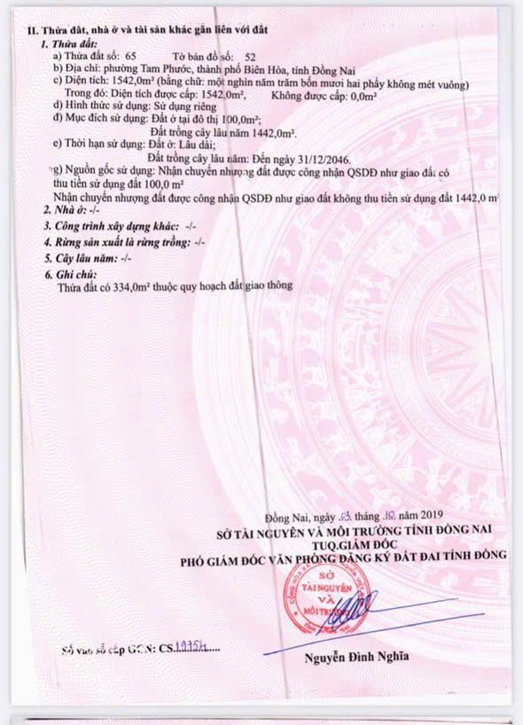 Cần bán đất mặt tiền đường dương diên nghệ, biên hoà, đồng nai