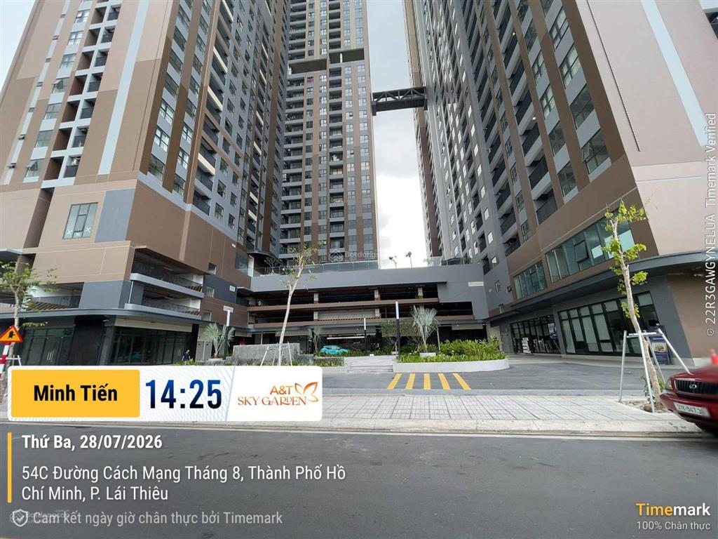 A&t sky garden căn góc 78m2  2pn,2wc. nt có bếp, rèm, giàn phơi, máy lạnh, hút mùi  7 triệu/tháng