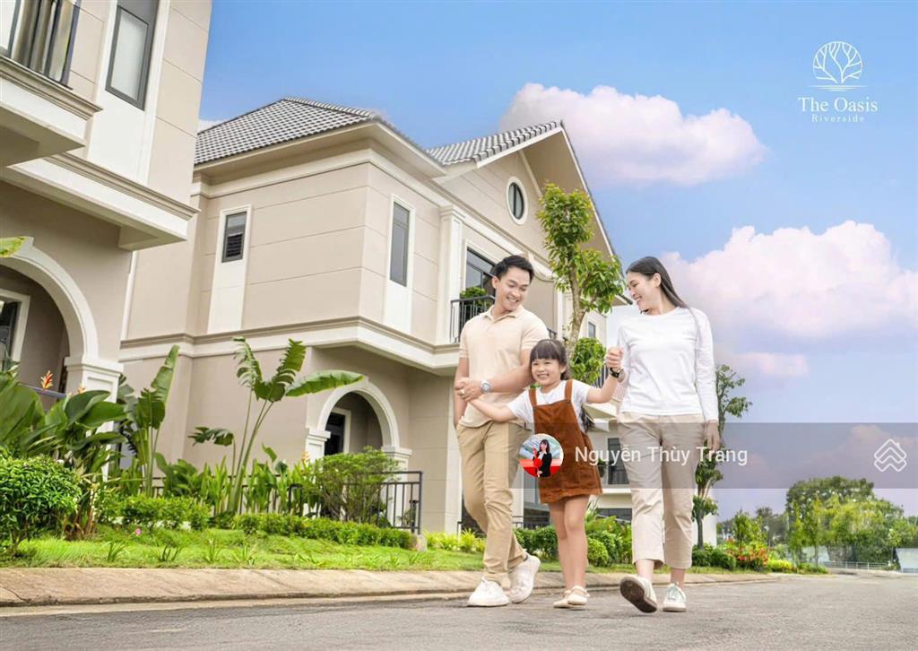Bán cả đất & nhà tại kđt sinh thái cao cấp the oasis riverside