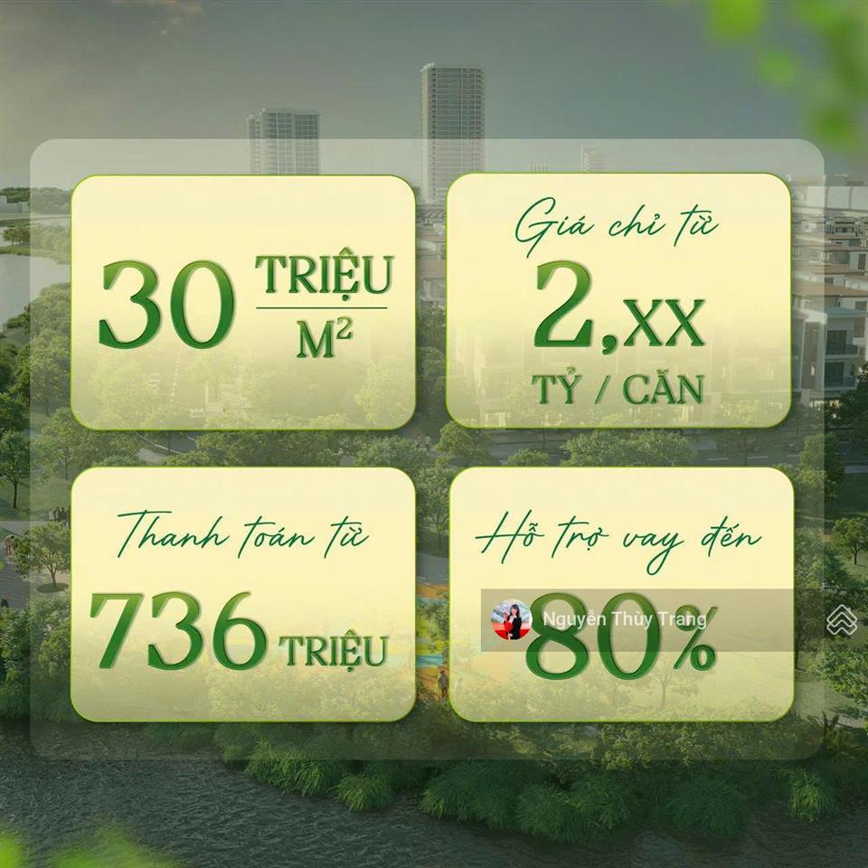 Bán cả đất & nhà tại kđt sinh thái cao cấp the oasis riverside