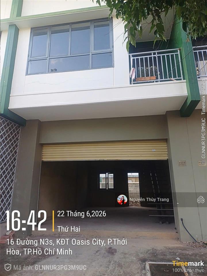 Bán shophouse đẹp tại oasis city, 1,75 tỷ, 85m2, 2pn + 2wc + 2 tầng