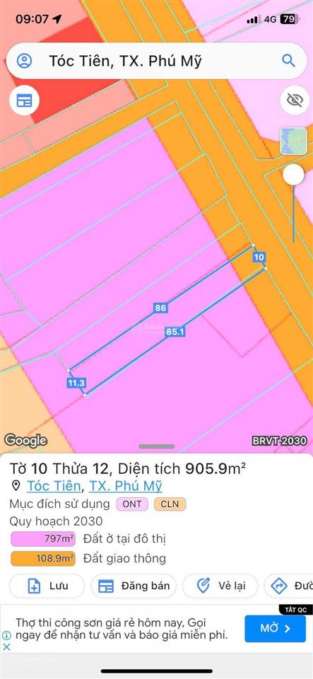 Siêu vip đất mt hắc dịch  tóc tiên ( trần phú) 34m 1700m2 giá 6,3 tỷ