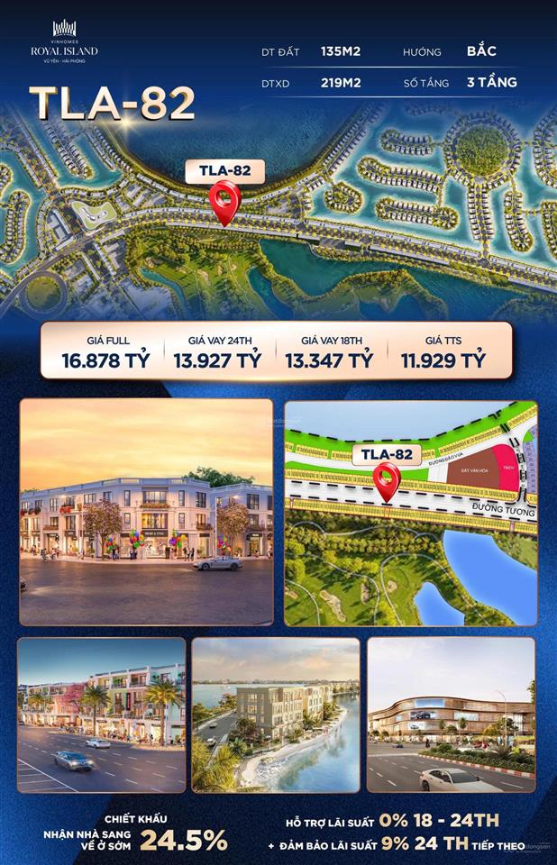 Song lập phố  1 sản phẩm đáng đầu tư tại tuyến đường 35m, ngay sát vincom vũ yên