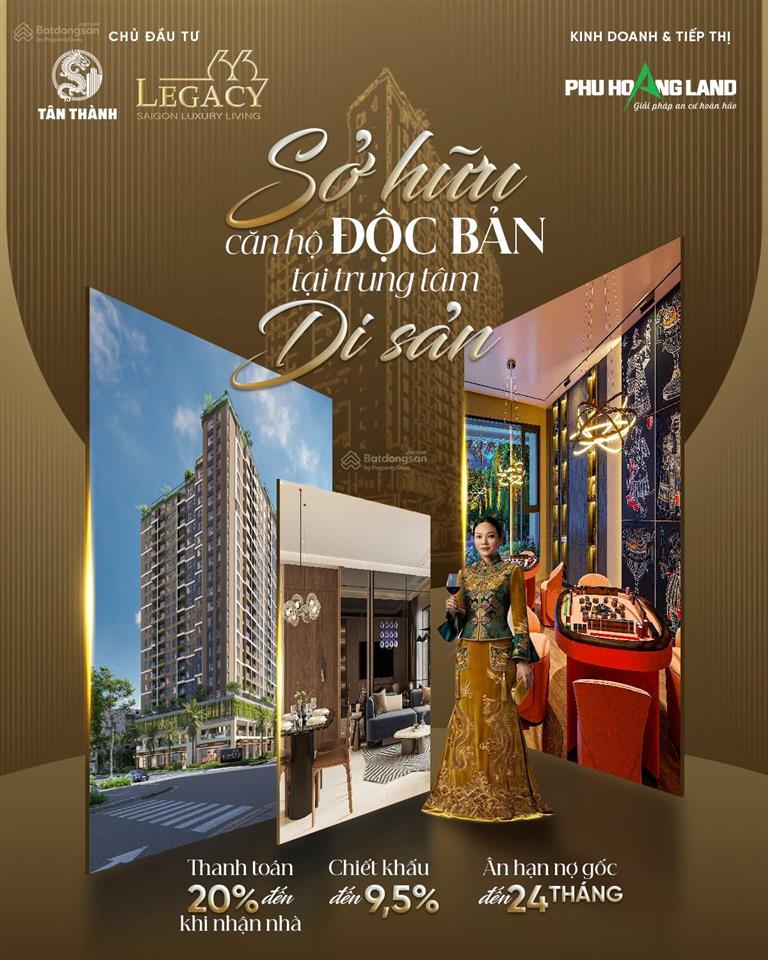 Bán ch legacy 66, tân thành, q5, tp. hcm, 6 tỷ, 50m2, 1pn, 1wc, hot! nhiều ưu đãi