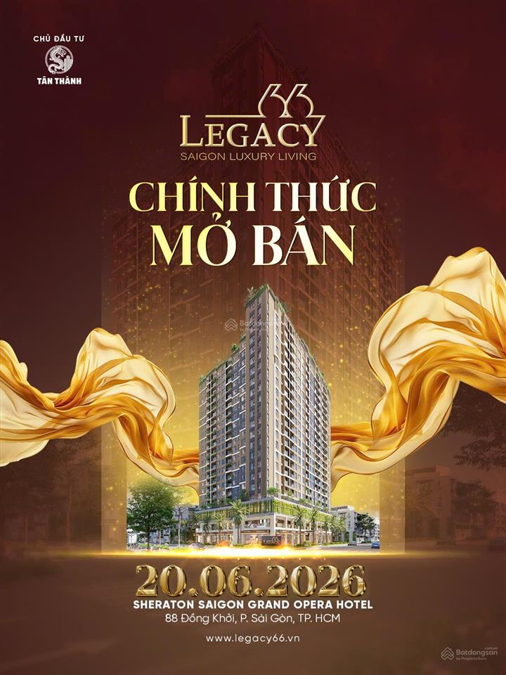 Bán ch legacy 66, tân thành, q5, tp. hcm, 6 tỷ, 50m2, 1pn, 1wc, hot! nhiều ưu đãi