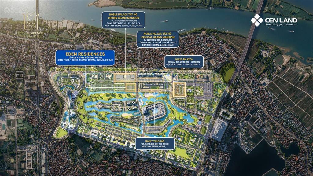 Eden residences  biệt thự khu p ciputra. nơi không dành cho số đông