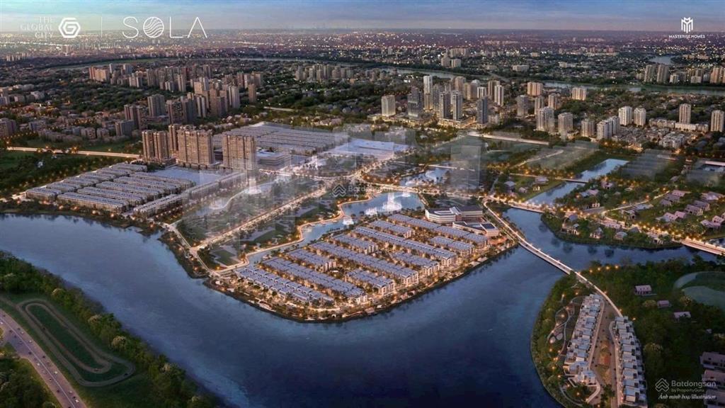 Bán căn trực diện hồ bơi căn bt sola the global city, dt đất 152m2, giá 66.2 tỷ.