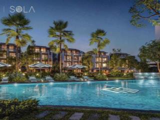 Bán căn trực diện hồ bơi căn bt sola the global city, dt đất 152m2, giá 66.2 tỷ.