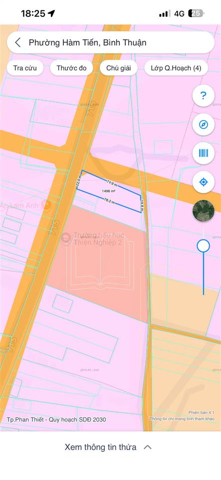 Bán 1500m2, mặt tiền đường nhựa đt 715 phường mũi né, cách ủy ban phường 400