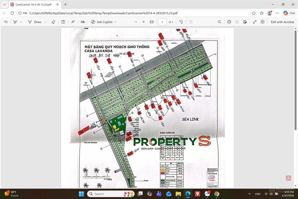 Bán nhanh e4 diamond bay (casa lavanda) diện tích 337 m² giá siêu rẻ chỉ 14 tr/m2