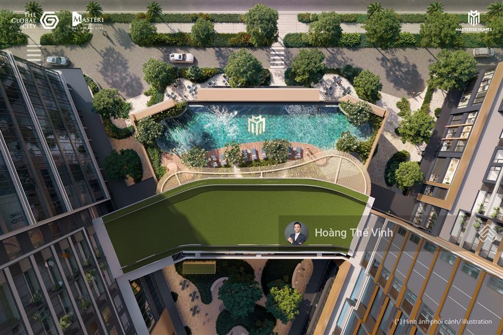 Độc quyền ngoại giao bán căn 2pn view nội khu hồ bơi giá 9 tỷ 741 masteri park place