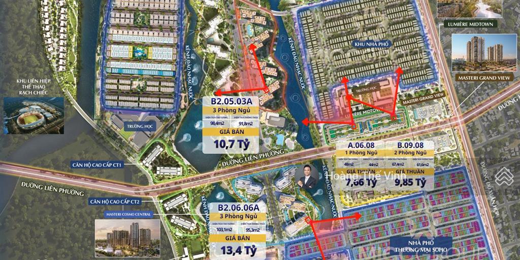 Độc quyền ngoại giao bán căn 2pn view nội khu hồ bơi giá 9 tỷ 741 masteri park place