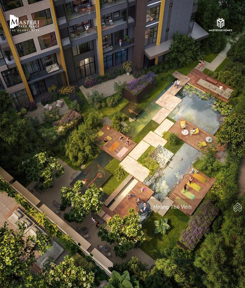 Độc quyền ngoại giao bán căn 2pn view nội khu hồ bơi giá 9 tỷ 741 masteri park place