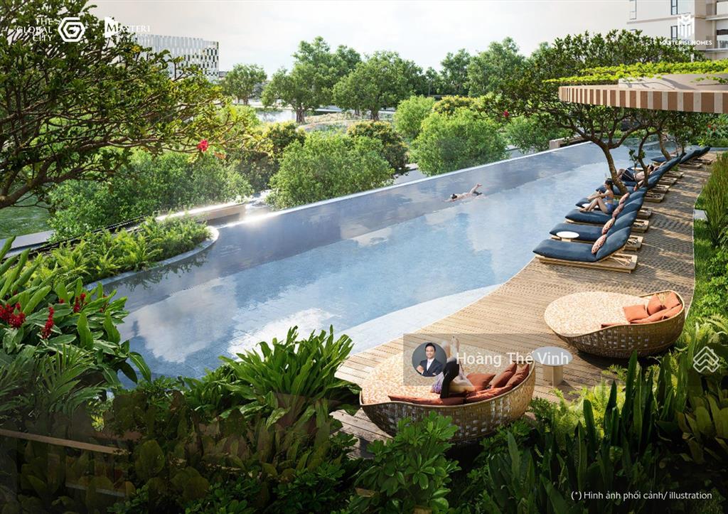 Độc quyền ngoại giao bán căn 2pn view nội khu hồ bơi giá 9 tỷ 741 masteri park place