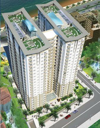 Bán căn góc 1 phòng ngủ, view biển trực diện bãi sau chung cư osc land vũng tàu.  0908 209 ***