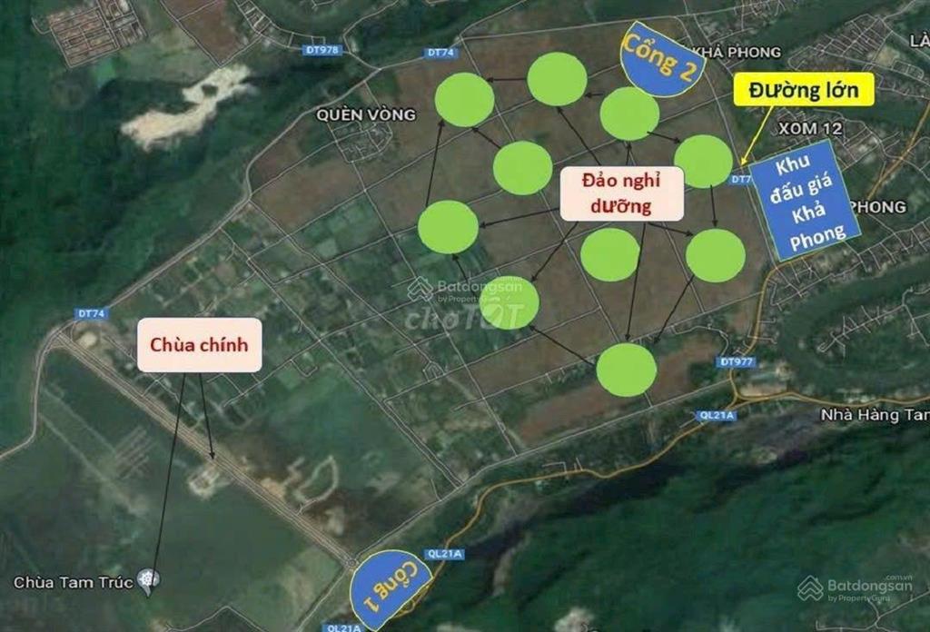 Mặt ql21,,, trục chính vào tam chúc,,, đất 10x25