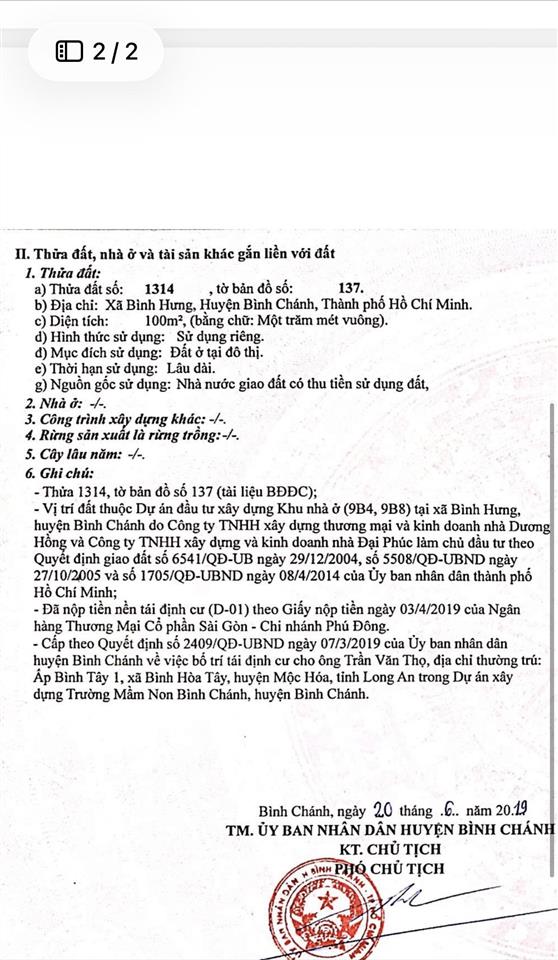 Cực hiếm! bán nhanh lô đất sổ đỏ cá nhân kdc dương hồng garden house 5x20m giá 8ty2