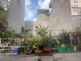 Bán gấp nền đất 8x10m2 thổ cư, hẻm thông rộng 6m, kdc đường nguyễn văn tạo giá 3 tỷ 650tr