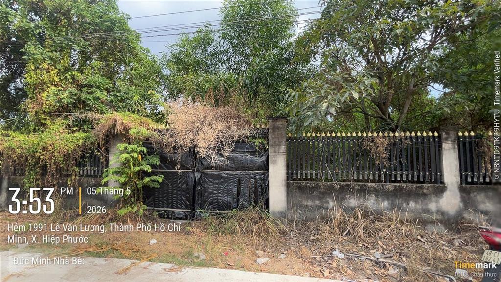 Nhà vườn 1117m2 ngang 20m, hẻm 1991 lê văn lương, giá 6 tỷ