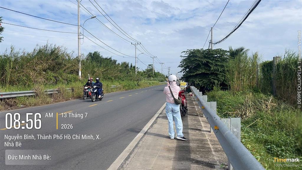 740m2 (10x74) mặt tiền đường nguyễn bình huyện nhà bè. giá 12tr/m2