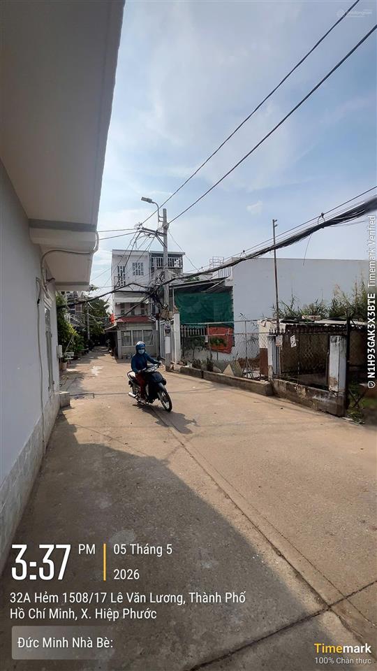 Ngay cầu long kiểng, bán gấp nền đất thổ cư 192m2 kdc hiện hữu, hxh, giá 35tr/m2