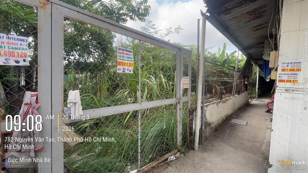 507m2 thổ cư toàn bộ, đất nhà bè, giá 7,5 tỷ