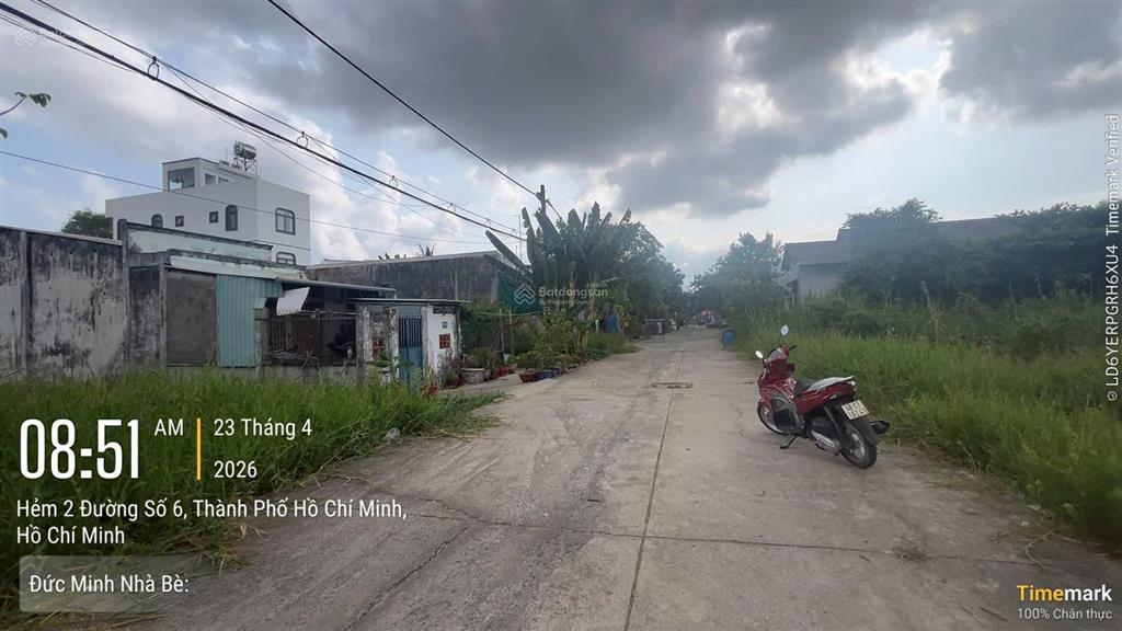 Gấp! 160m2 (8x20) full thổ cư. đường 12m, nhà bè. giá 5 tỷ trọn sổ