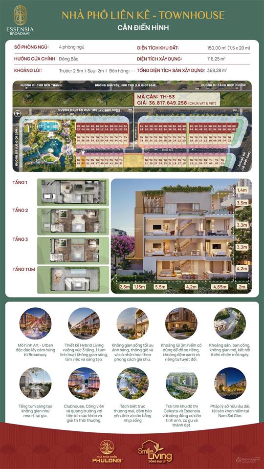 Essensia broadway  hàng độc quyền cđt tháng 06/2026 chiết khấu lên đến 3 tỷ (7.5x20.5)