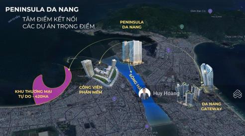 Cần tiền bán gấp căn hộ peninsula sơn trà đà nẵng  79m2  góc view sơn trà  0908 622 ***