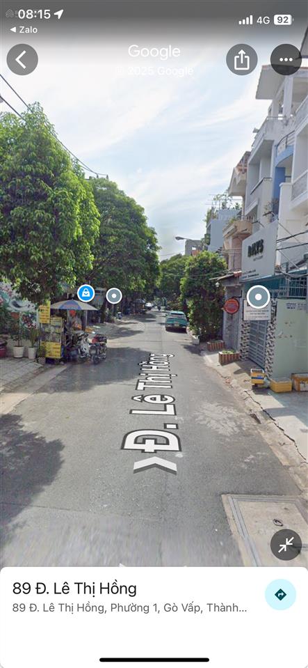 Bán gấp nhà mặt phố lê thị hồng, 17,6 tỷ, 5x20m  100m2, gò vấp, hcm