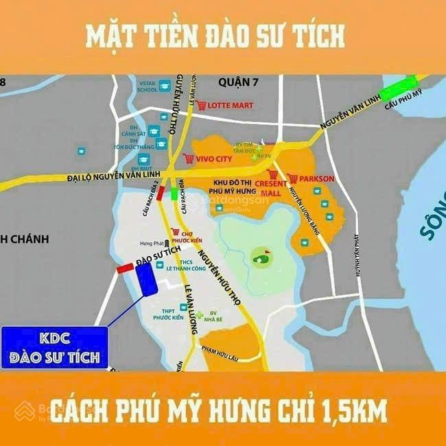 Chuyển nhượng nền nhà phố 5x19 kdc đào sư tích, đối diện căn hộ 25 tầng giá 75tr/m2, sổ hồng