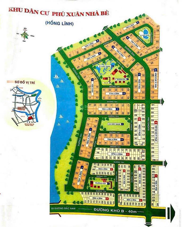 Bán nền đất phú xuân hồng lĩnh dt 100m2 giá 27tr/m2.