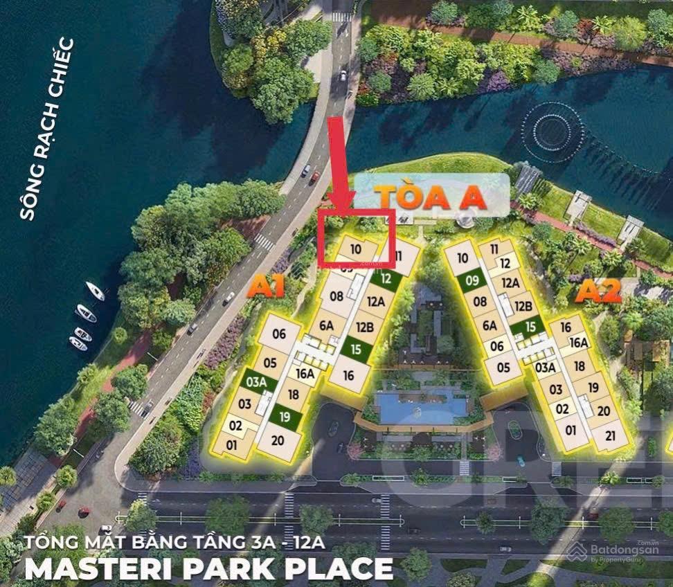 Bán căn hộ masteri park place view nhạc nước vị trí đẹp