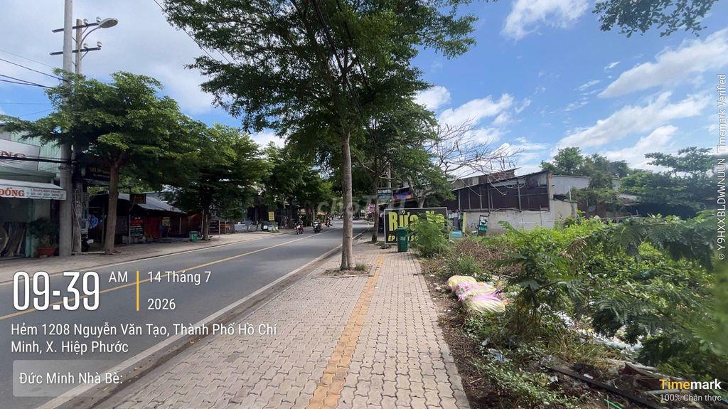 2100m2 có 300 tc. mặt tiền  Nguyễn Văn Tạo Nhà Bè. Giá chỉ 25 tỷ