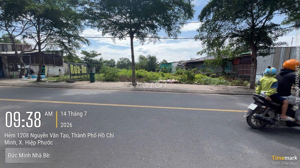 2100m2 có 300 tc. mặt tiền  Nguyễn Văn Tạo Nhà Bè. Giá chỉ 25 tỷ