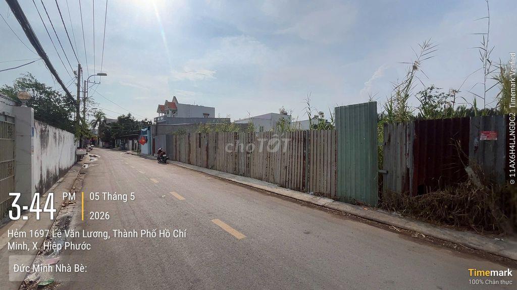 1900m2 view sông rạch tôm, đường xe hơi Lê Văn Lương, Giá 6,5tr/m2 