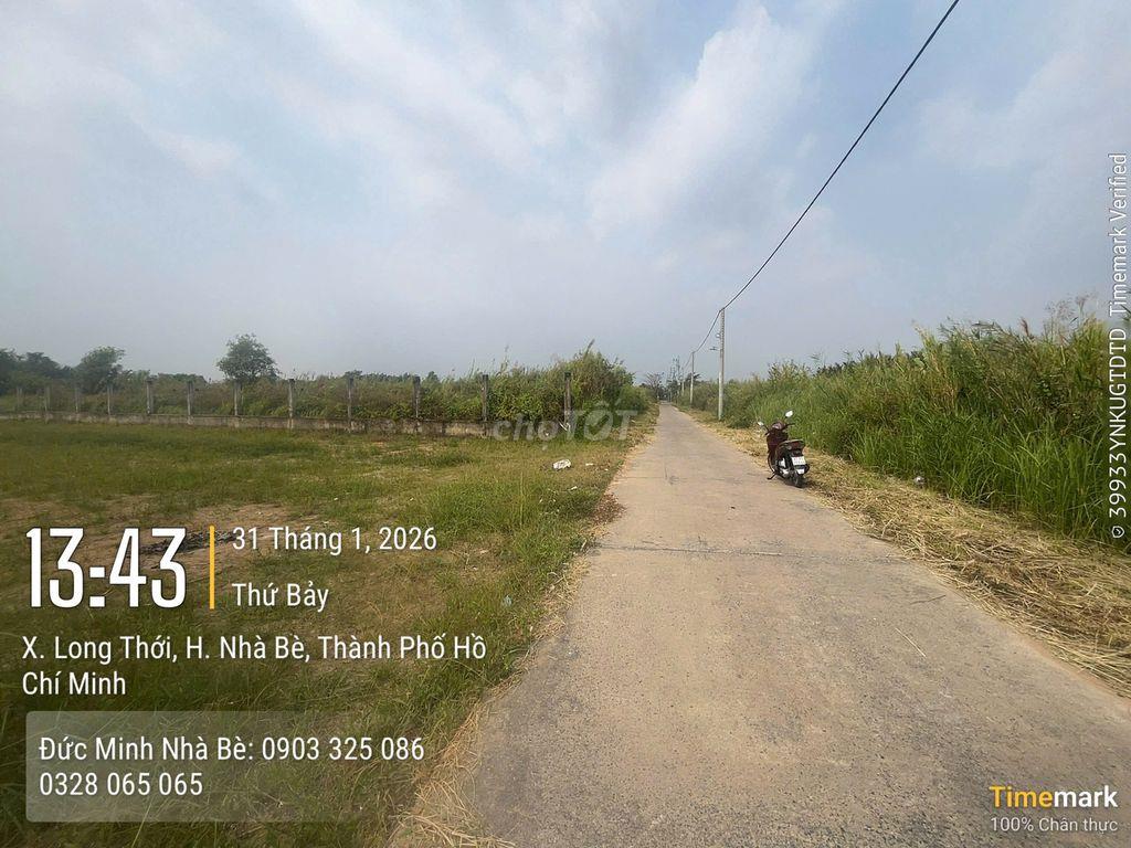 1110m2 có 300 thổ cư,  mặt đường xe hơi, Nhà Bè, Giá 10tr/m2