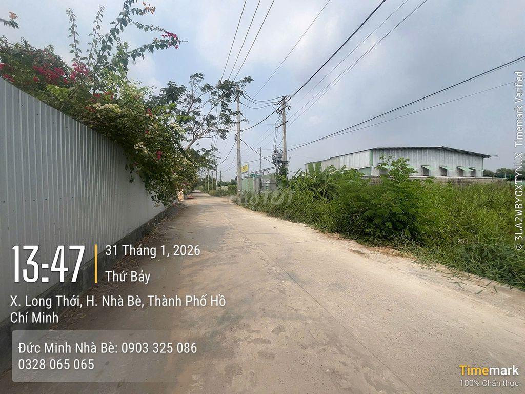 1110m2 có 300 thổ cư,  mặt đường xe hơi, Nhà Bè, Giá 10tr/m2