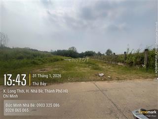 1110m2 có 300 thổ cư,  mặt đường xe hơi, Nhà Bè, Giá 10tr/m2