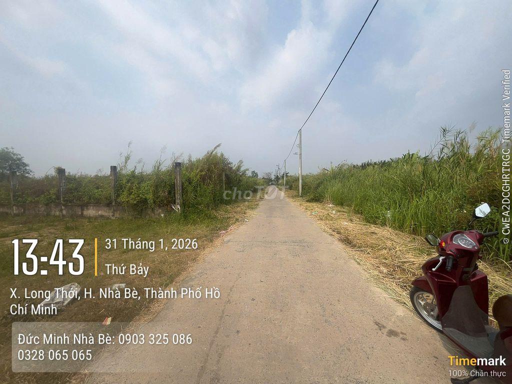 1110m2 có 300 thổ cư,  mặt đường xe hơi, Nhà Bè, Giá 10tr/m2