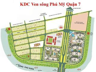 Đất khu phú mỹ đường phạm hữu lầu quận 7 giá 8 tỷ, 90m2 đường nhựa 6m