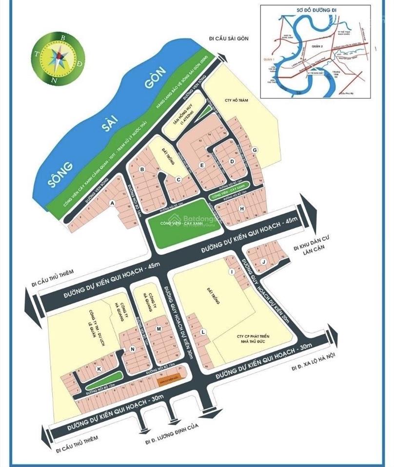 Bán đất dự án cty thủ đức house p bình an .tp thủ đức.