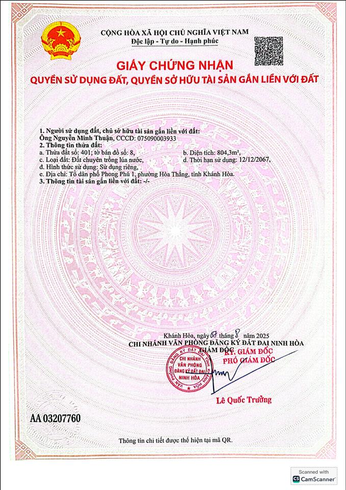 Đất nền đẹp xuất sắc tại ninh giang, 1,999 triệu / m2, 804.3m2