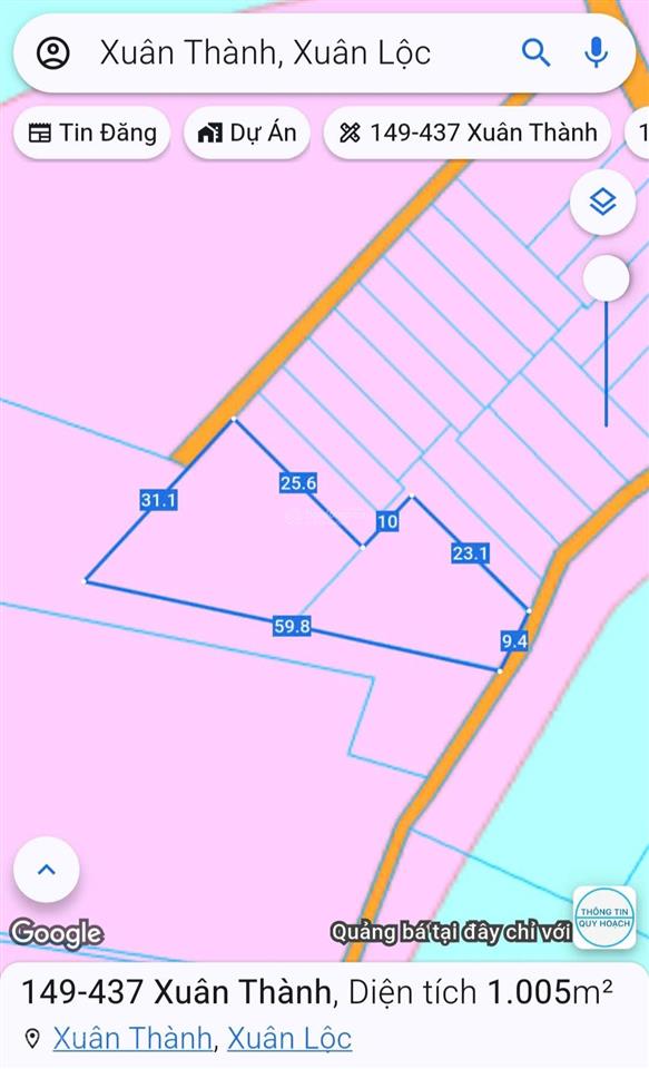 Cần bán lô đất 1005m2, 2 mặt đường bê tông giá ngộp tại xã suối cao, huyện xuân lộc, tỉnh đồng nai