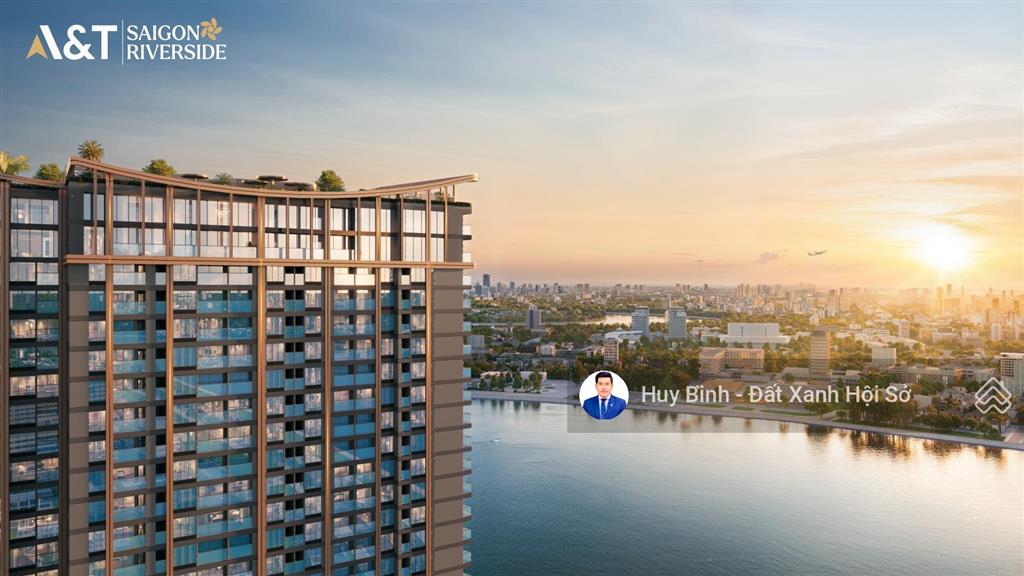 Cực phẩm a&t saigon riverside mặt tiền sông sài gòn ngay cửa ngõ đông bắc tphcm, giá đầu tư gđ1