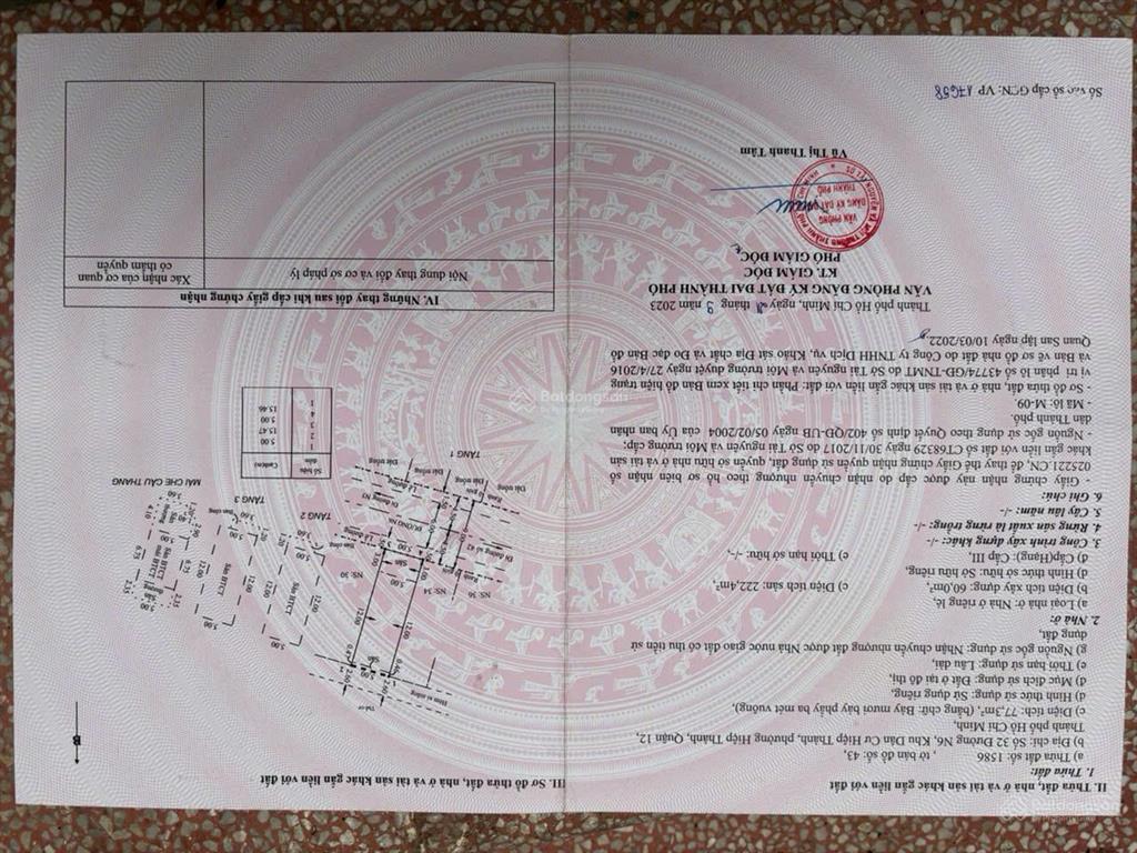 Cần bán gấp căn nhà phố khu hiệp thành city 1 trệt 2 lầu 1 tum diện tích 5x17 4pn + 5wc, giá ưu đãi