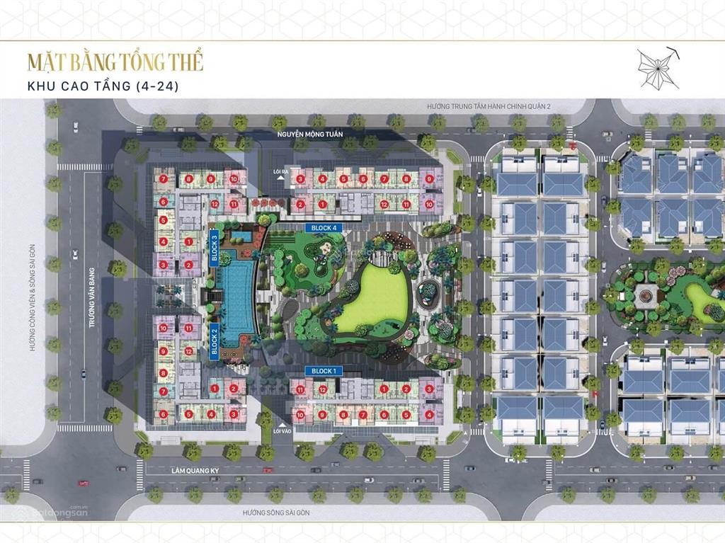 Cho thuê căn hộ victoria village quận 2 giá chỉ 16tr/m2 căn 2pn